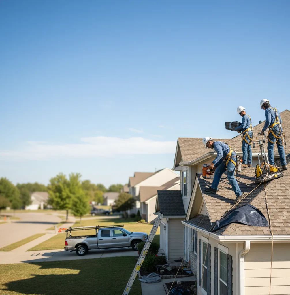 Roof Repair in Harrah